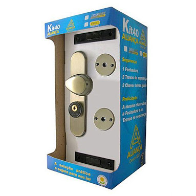 FECHADURA TRIO TETRA / QUADRA (Z-T) BL ALIANÇA