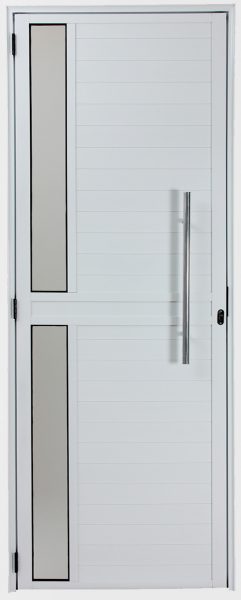 PORTA LAMBRIL COM VISOR ALUMÍNIO BRANCO